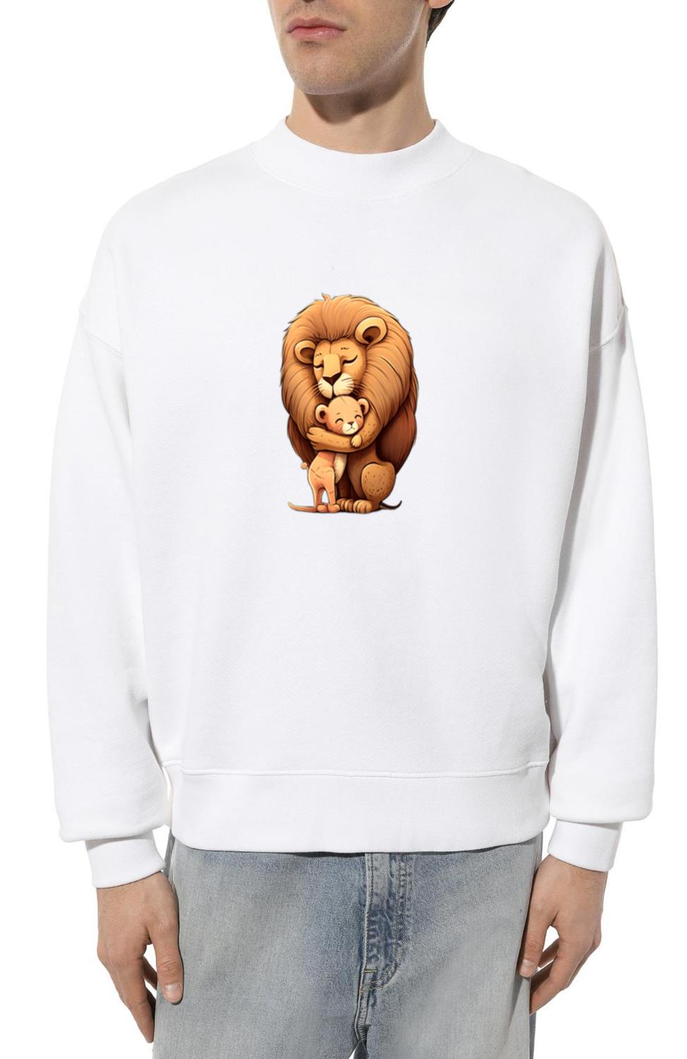 Zookeeping Mother Animal Lover Mom And Baby Lion - Unisex Sweatshirt