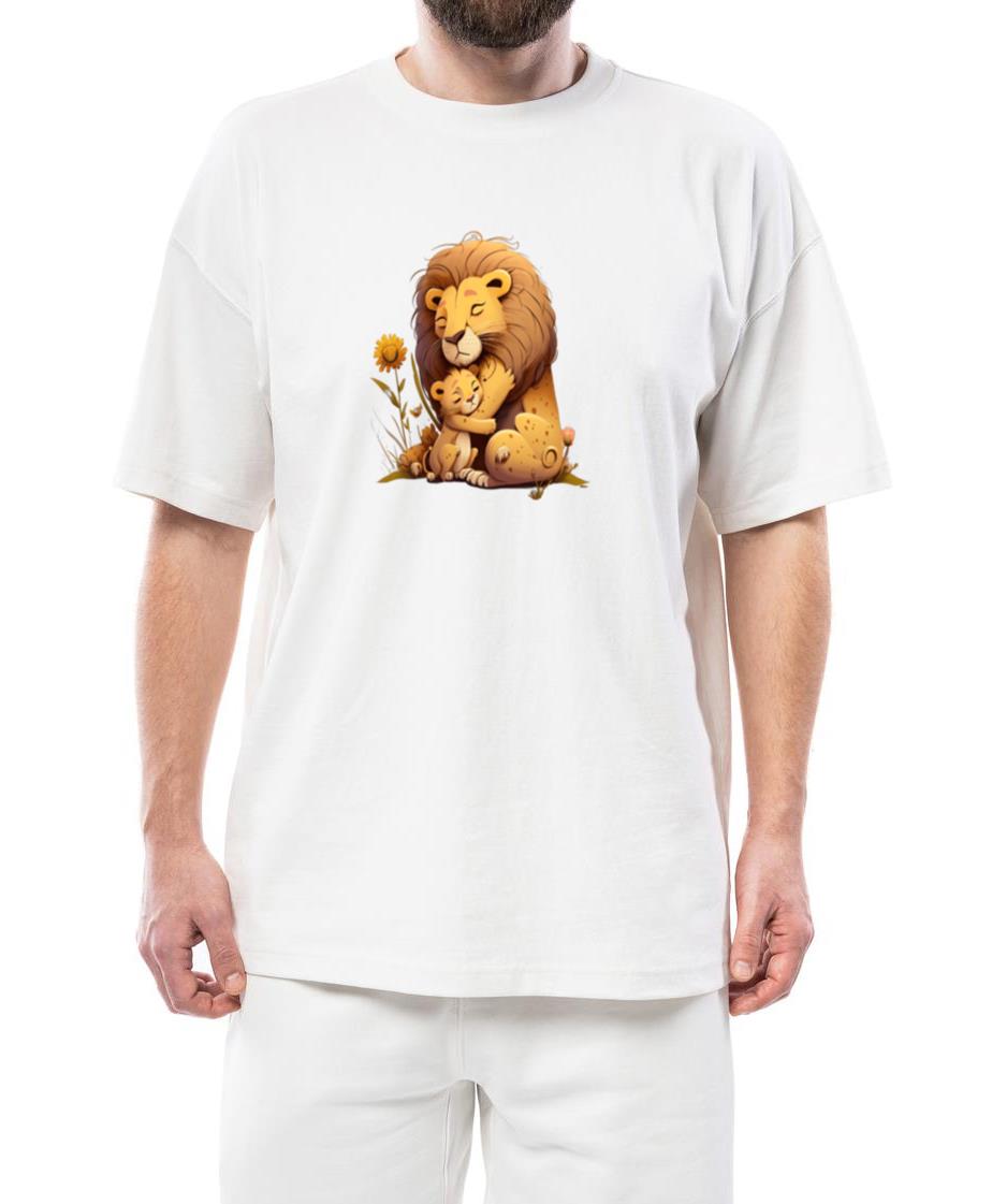 Zookeeping Mother Animal Lover Mom And Baby Lion_2 - Unisex Standard T-Shirt