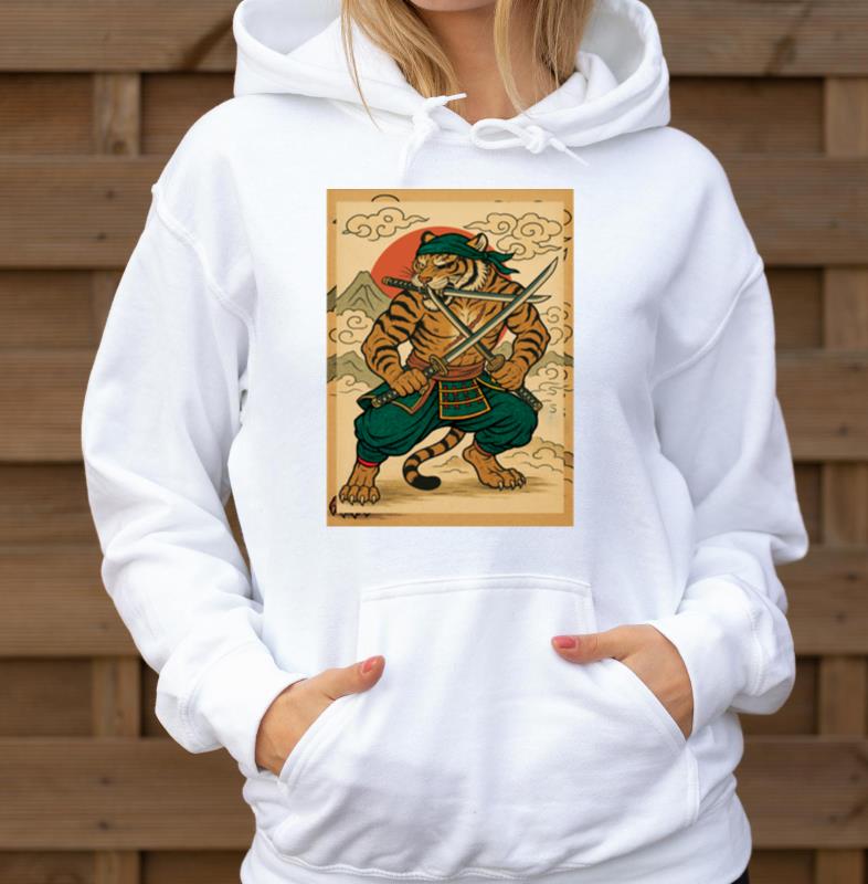 Zoro Pirate - Samurai Anime Manga Warrior Tiger - Unisex Hoodie