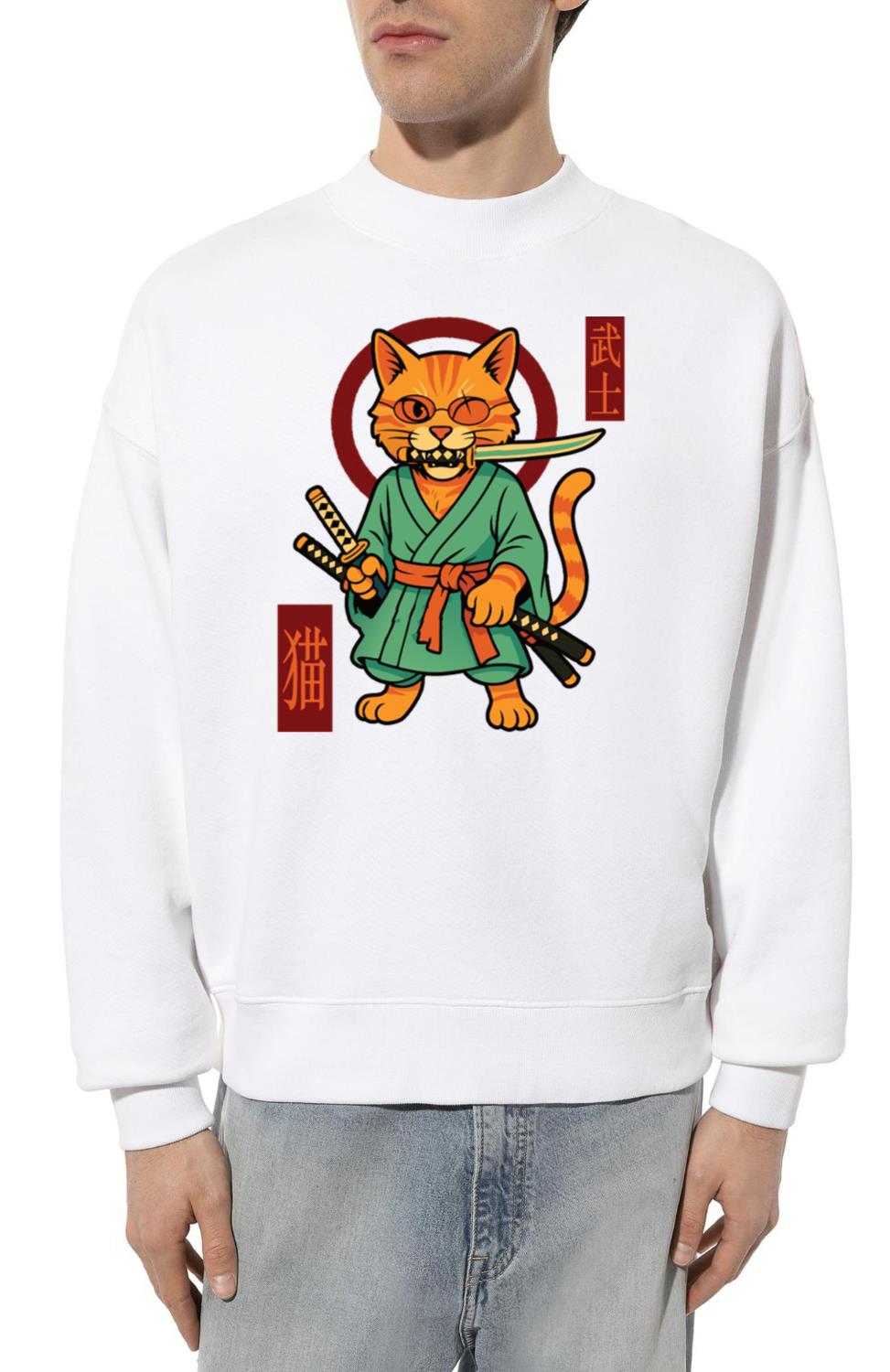 Zoro Pirate - Samurai Cat Anime Manga Warrior - Unisex Sweatshirt