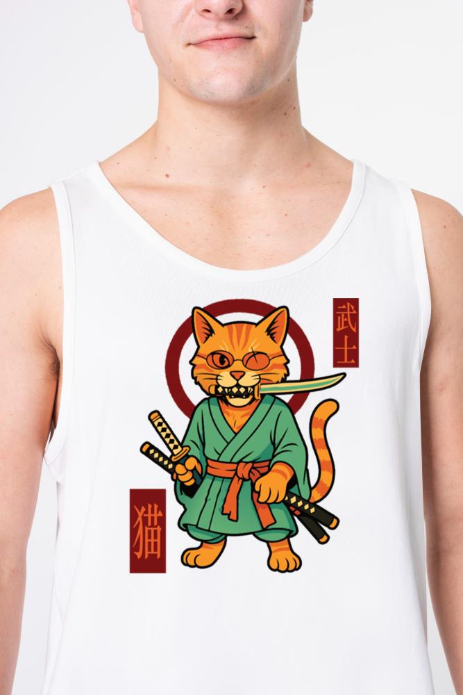 Zoro Pirate - Samurai Cat Anime Manga Warrior - Unisex Tank Top